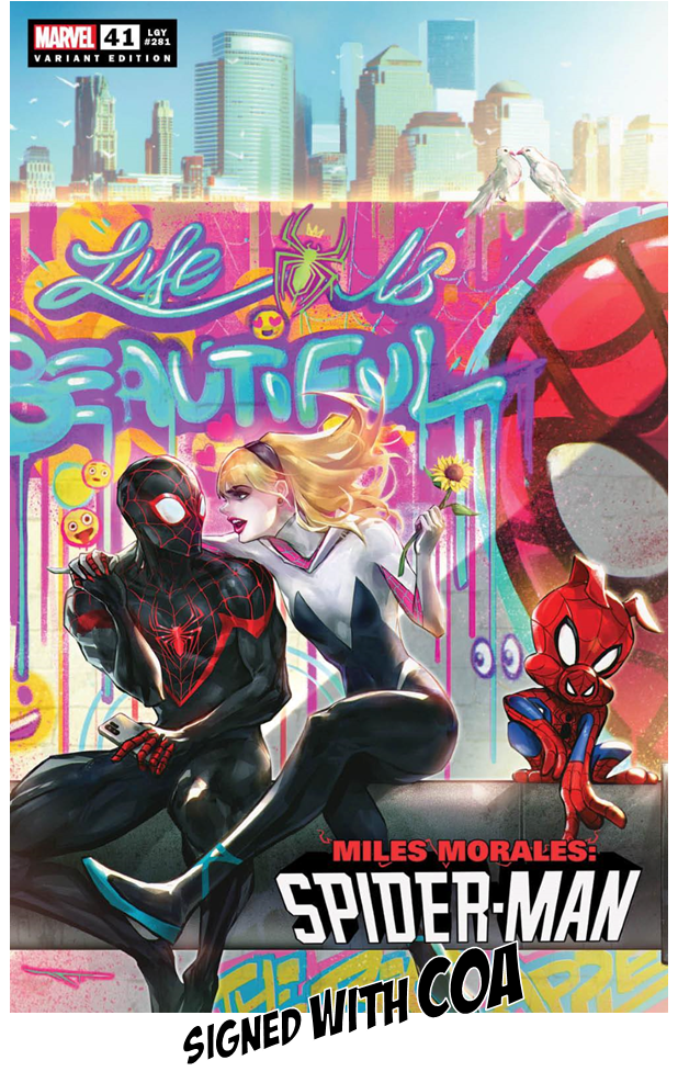 MILES MORALES #41 IVAN TAO "LIFE IS BEAUTIFUL" EXCLUSIVE OPTIONS
