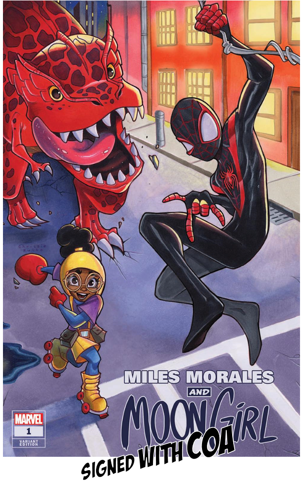 MILES MORALES & MOON GIRL #1 CHRISSIE ZULLO LTD EXCLUSIVE OPTIONS