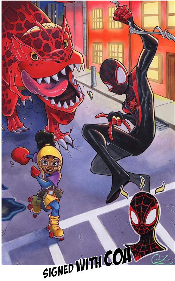 MILES MORALES & MOON GIRL #1 CHRISSIE ZULLO LTD EXCLUSIVE OPTIONS