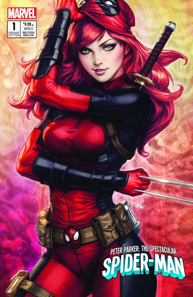 PETER PARKER SPECTACULAR SPIDER-MAN #1 KRS COMICS STANLEY "ARTGERM" LAU EXCLUSIVE