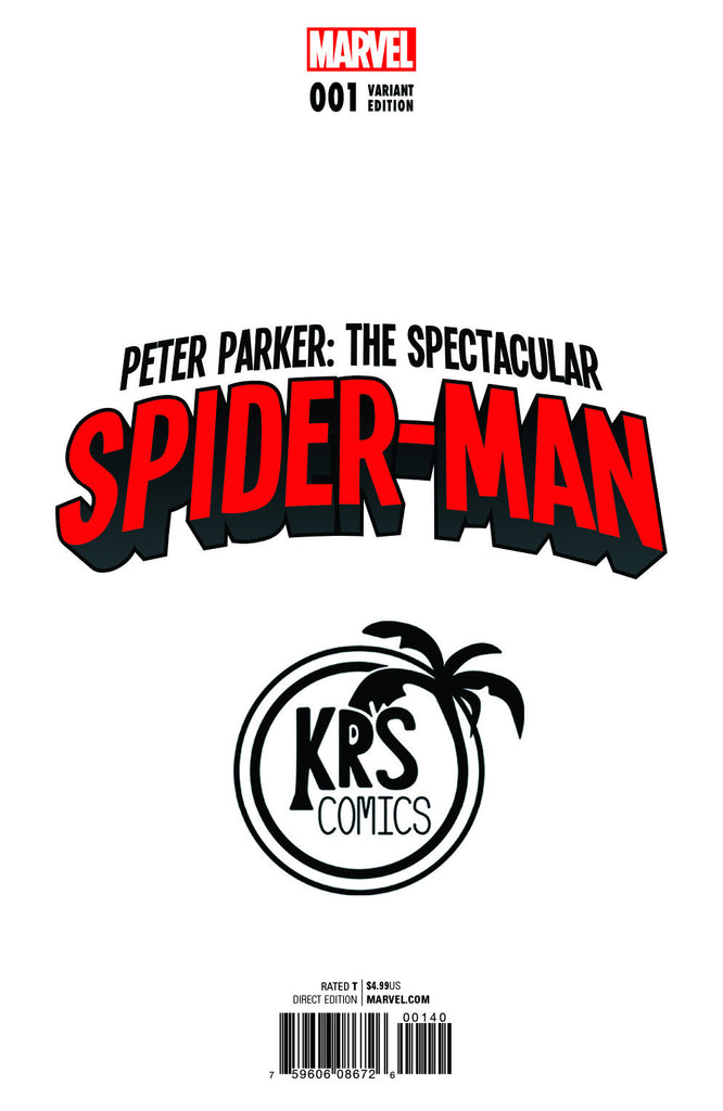 PETER PARKER SPECTACULAR SPIDER-MAN #1 KRS COMICS STANLEY "ARTGERM" LAU EXCLUSIVE