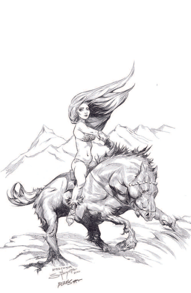 RED SONJA #20 SARA FRAZETTA SKETCH VARIANT OPTIONS