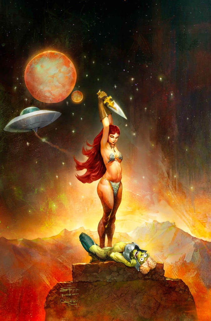 MARS ATTACKS RED SONJA #5 SARA FRAZETTA VARIANT OPTIONS
