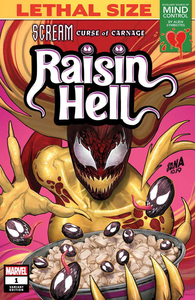 SCREAM CURSE OF CARNAGE #1 DAVID NAKAYAMA VARIANT OPTIONS