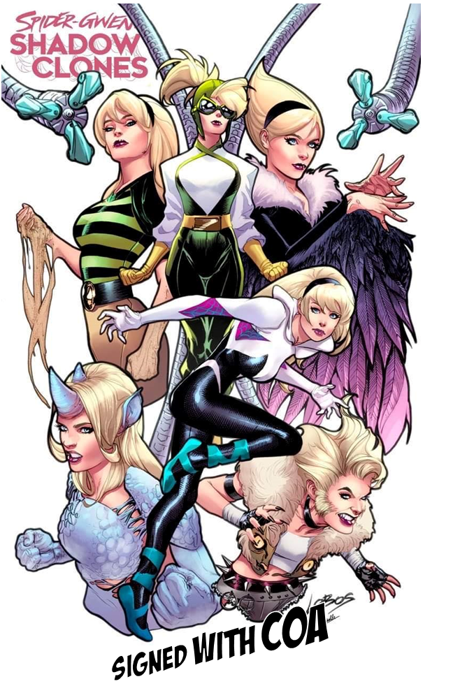 SPIDER-GWEN SHADOW CLONES #1 PABLO "LOBOS" VILLALOBOS EXCLUSIVE OPTIONS