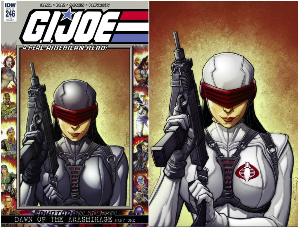 GI JOE A REAL AMERICAN HERO #246 CHAD HARDIN VARIANTS