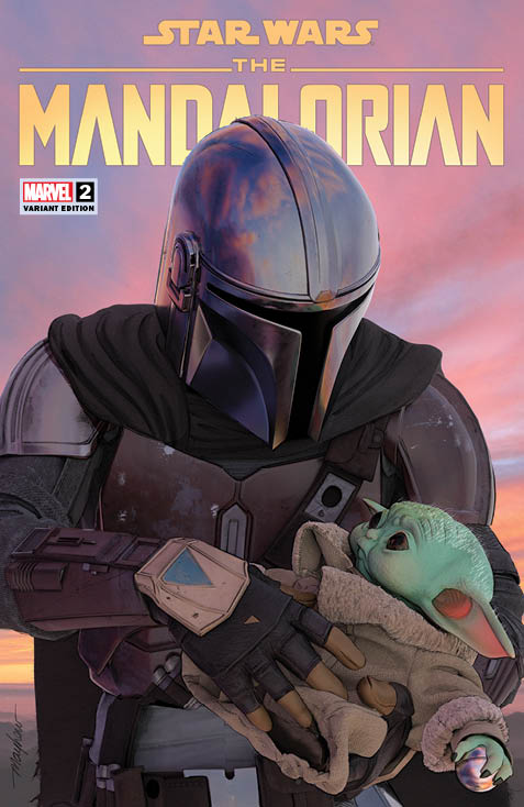 STAR WARS MANDALORIAN #2 MIKE MAYHEW EXCLUSIVE OPTIONS