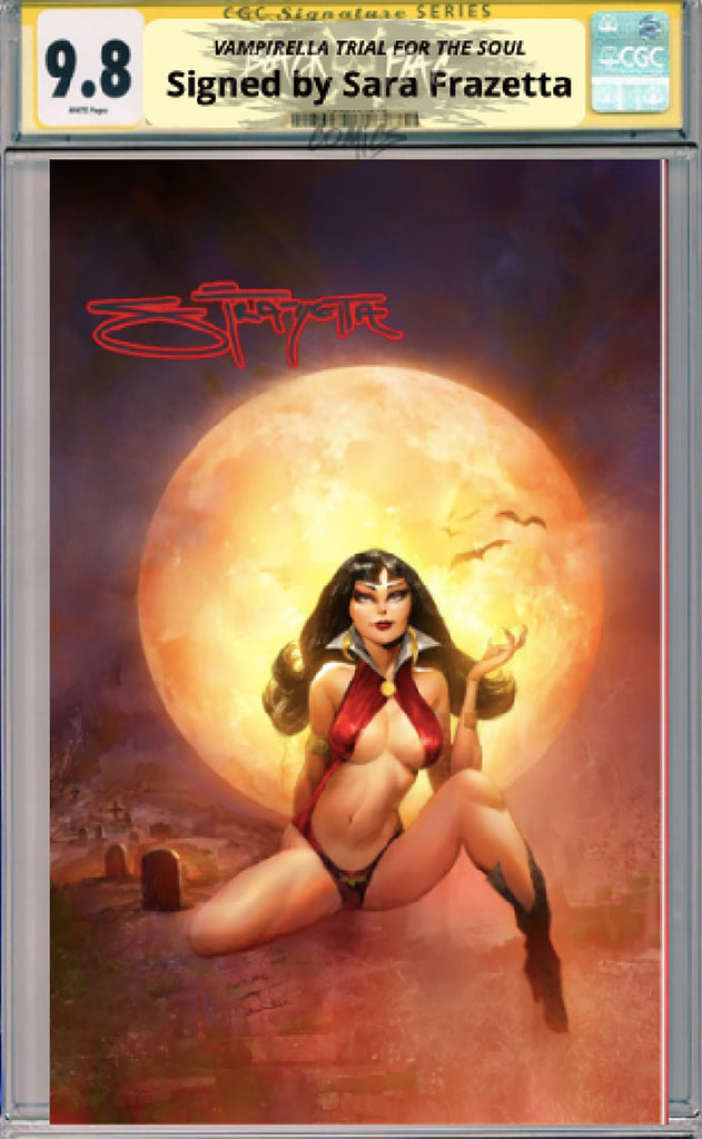 VAMPIRELLA TRIAL OF THE SOUL ONE SHOT SARA FRAZETTA VARIANT OPTIONS