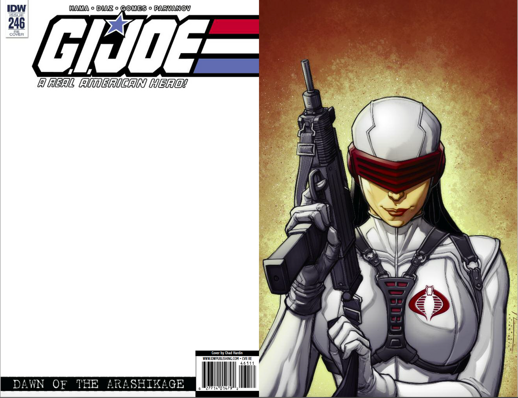 GI JOE A REAL AMERICAN HERO #246 CHAD HARDIN VARIANTS