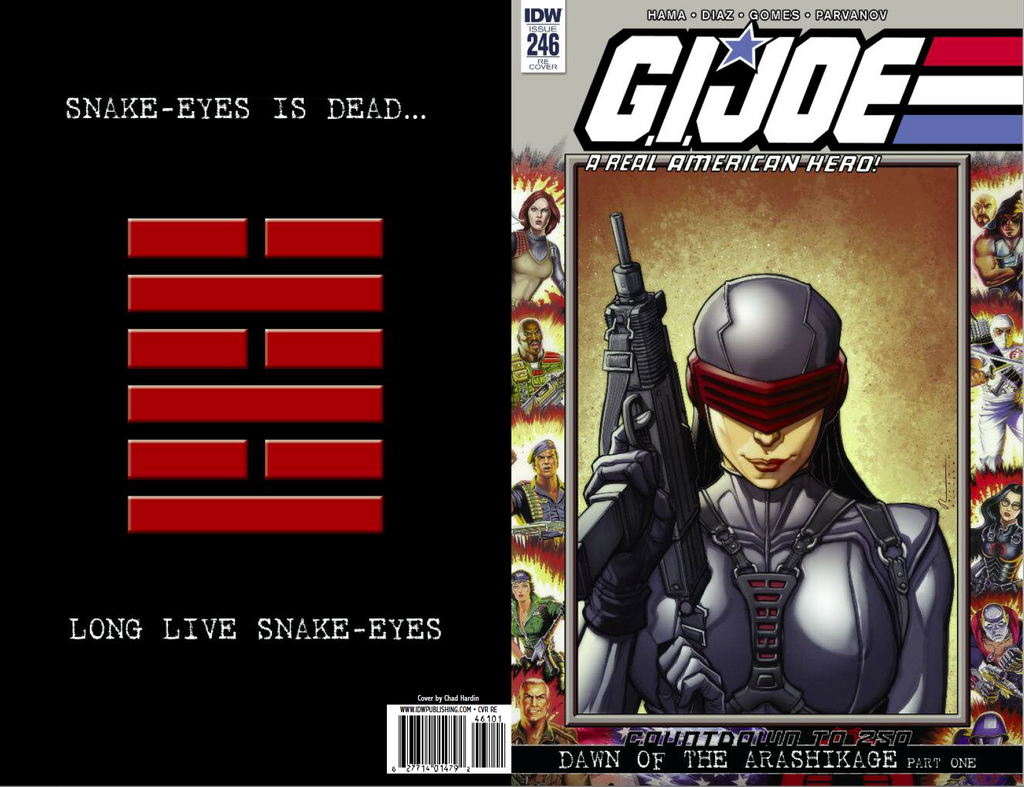 GI JOE A REAL AMERICAN HERO #246 CHAD HARDIN VARIANTS