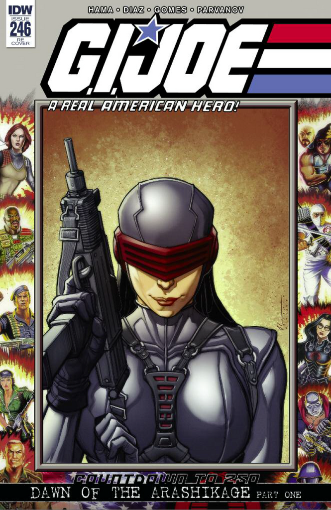GI JOE A REAL AMERICAN HERO #246 CHAD HARDIN VARIANTS