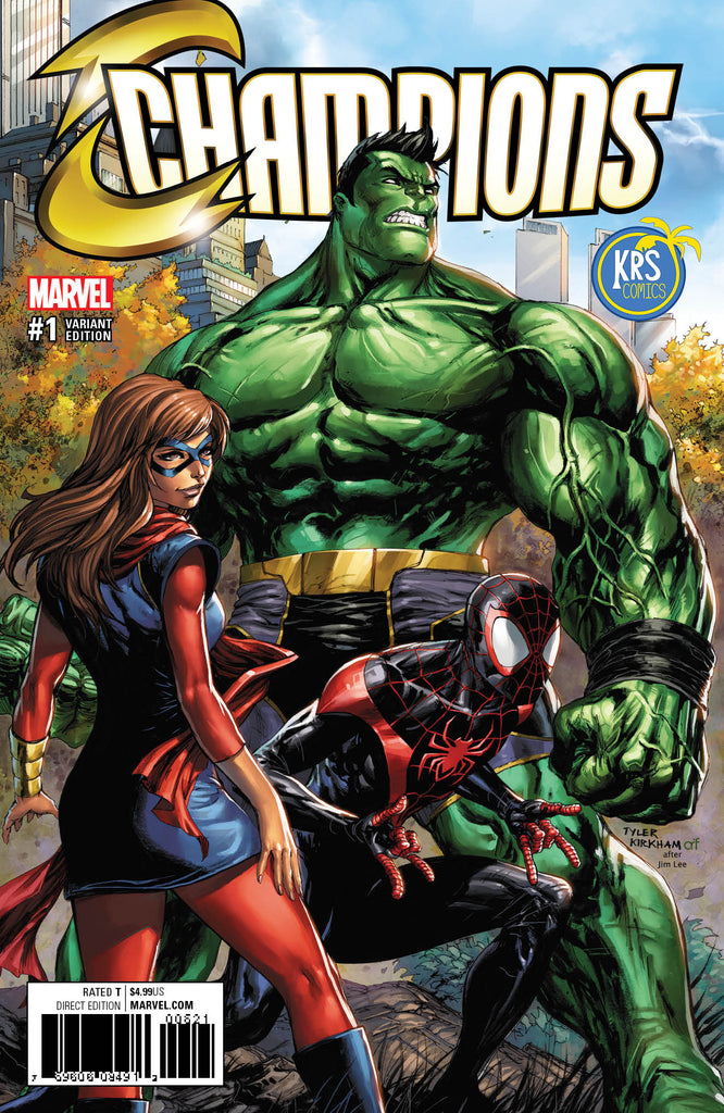 CHAMPIONS #1 KRS COMICS EXCLUSIVE TYLER KIRKHAM VARIANT
