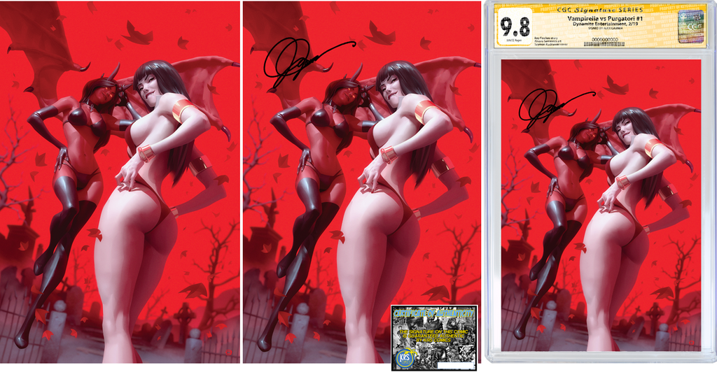 VAMPIRELLA VS PURGATORI #1 ALEX GARNER VARIANT OPTIONS