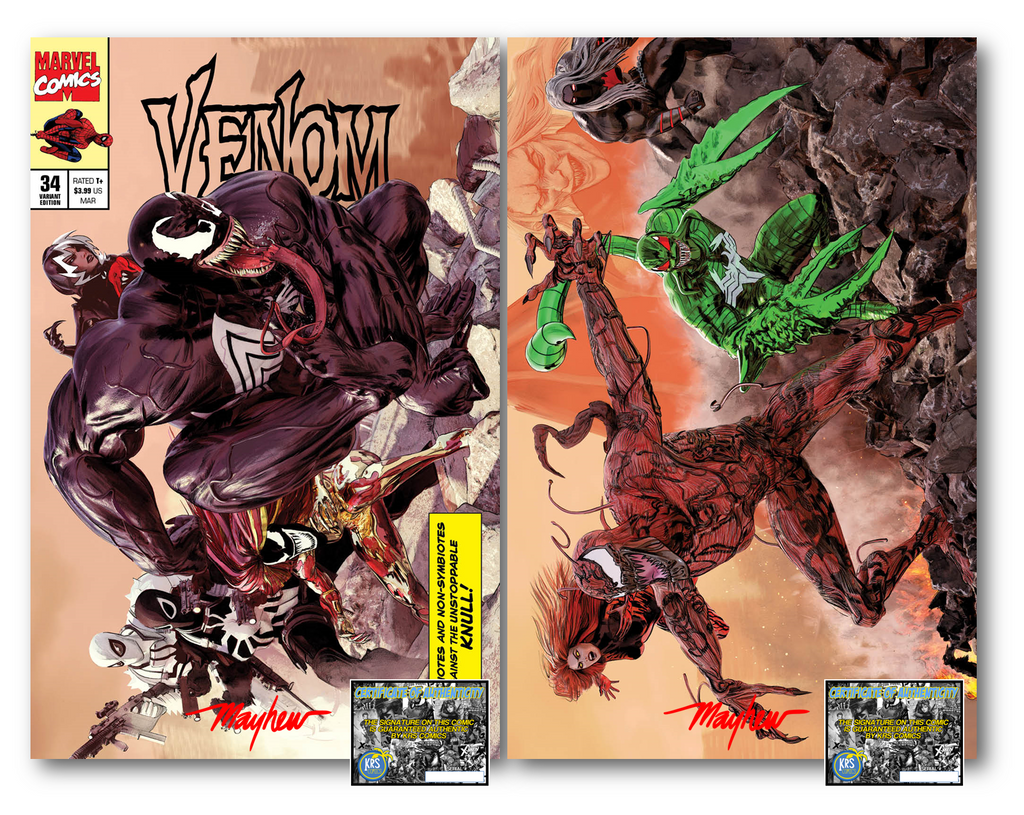 VENOM #34 MIKE MAYHEW VARIANT OPTIONS