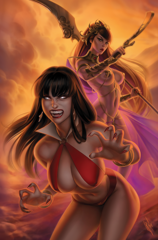 VAMPIRELLA DEJAH THORIS #1 WARREN LOUW VIRGIN VARIANT
