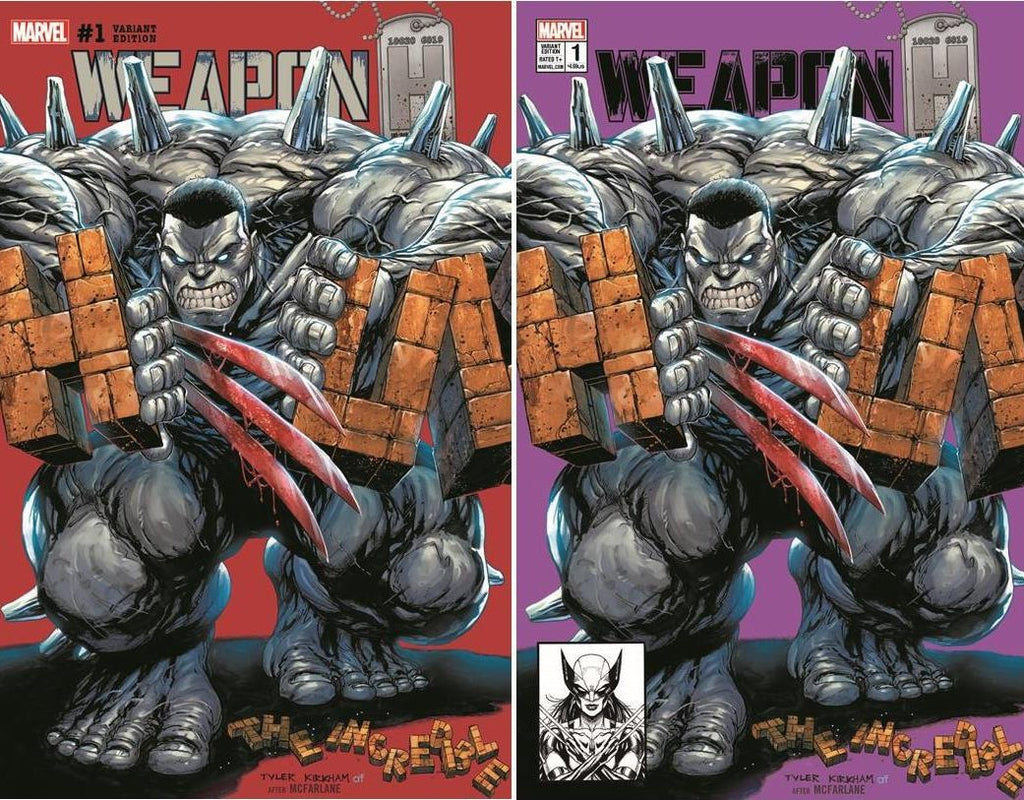 WEAPON H #1 TYLER KIRKHAM VARIANTS