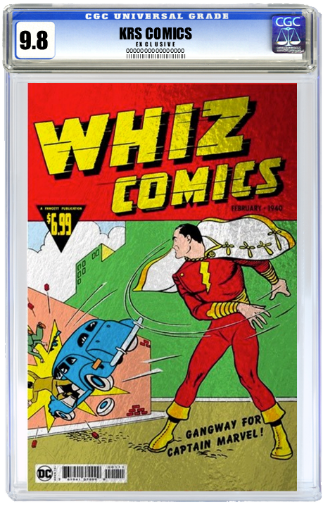 WHIZ COMICS #2 FOIL MEGACON EXCLUSIVE OPTIONS