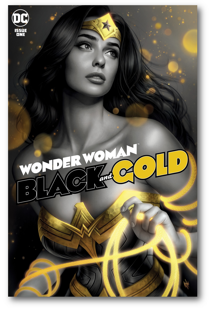 WONDER WOMAN BLACK & GOLD #1 (OF 6) INC WARREN LOUW EXCLUSIVE OPTIONS