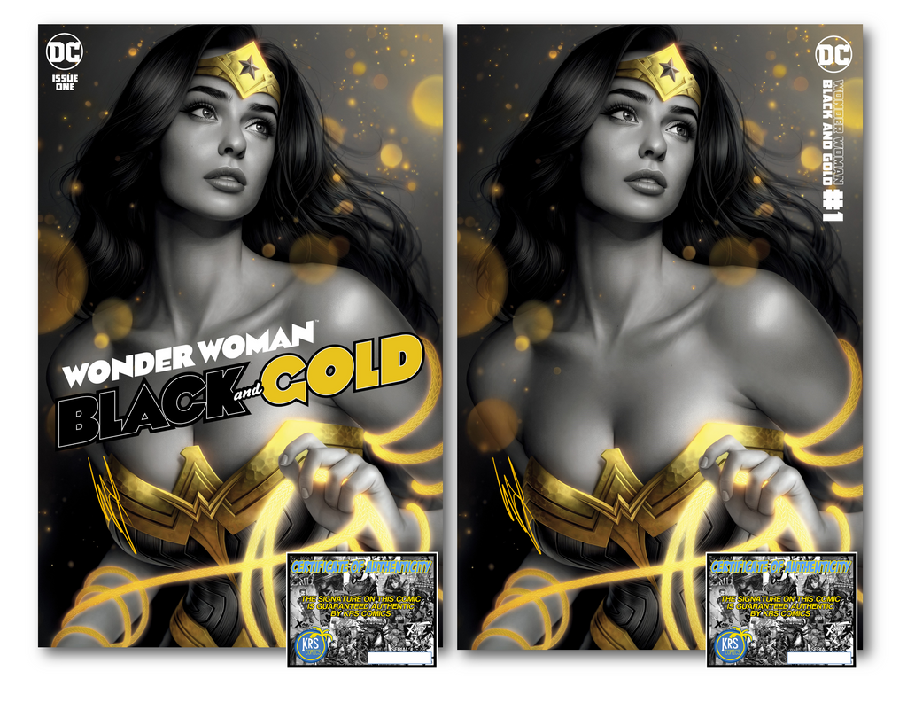 WONDER WOMAN BLACK & GOLD #1 (OF 6) INC WARREN LOUW EXCLUSIVE OPTIONS