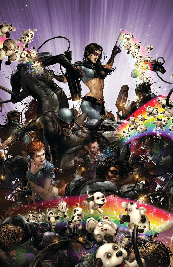 X-MEN #1 CLAYTON CRAIN PUPPIES AND RAINBOWS ROAD TOUR VARIANT