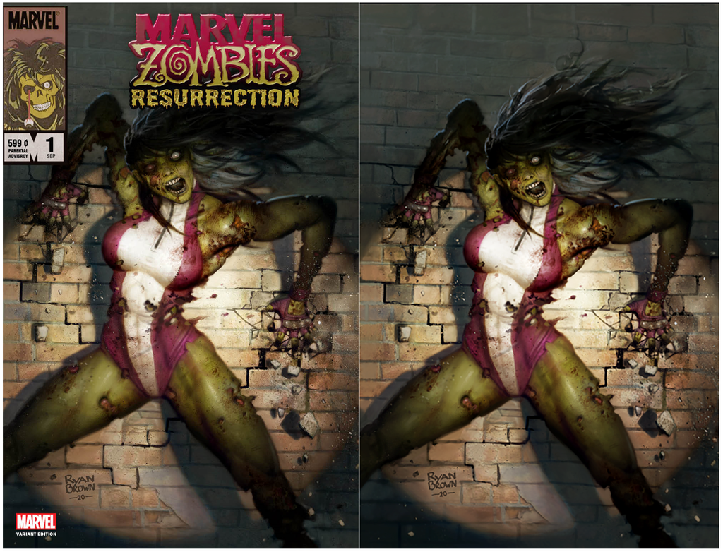 MARVEL ZOMBIES RESURRECTION #1 (OF 4) RYAN BROWN VARIANT OPTIONS