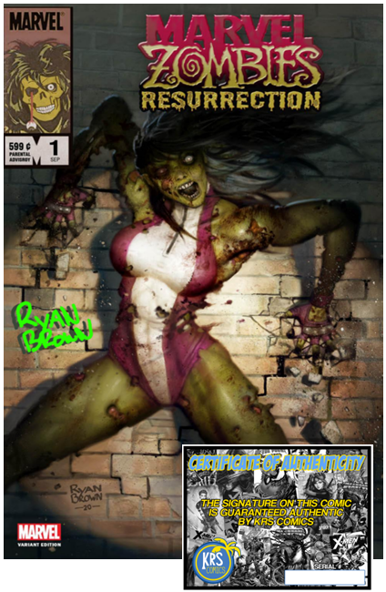 MARVEL ZOMBIES RESURRECTION #1 (OF 4) RYAN BROWN VARIANT OPTIONS