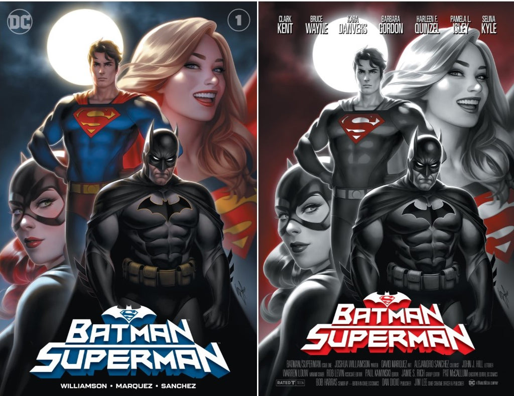 BATMAN SUPERMAN #1 WARREN LOUW EXCLUSIVES