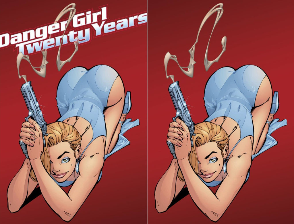 J SCOTT CAMPBELL DANGER GIRL 20TH ANNIVERSARY SMOKING GUN VARIANT