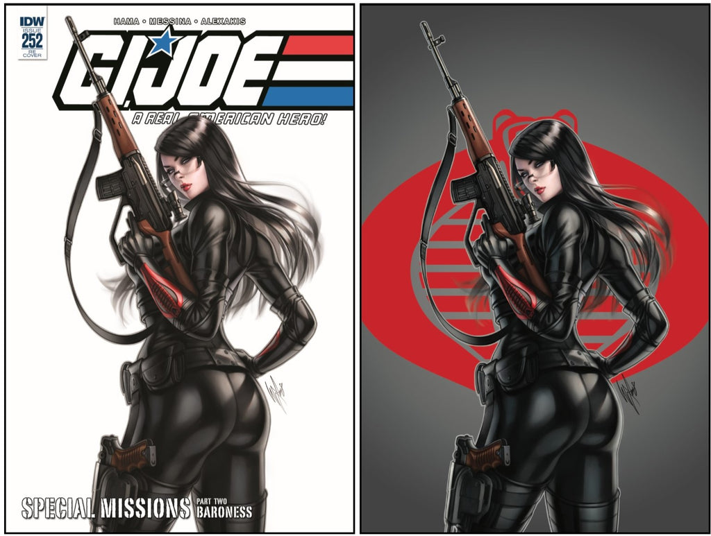 GI JOE A REAL AMERICAN HERO #252 WARREN LOUW VARIANTS