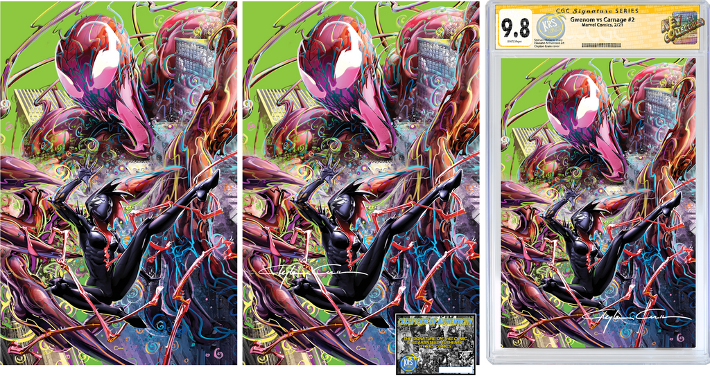 KING IN BLACK GWENOM VS CARNAGE #2 (OF 3) CLAYTON CRAIN BLACK LIGHT VARIANT OPTIONS