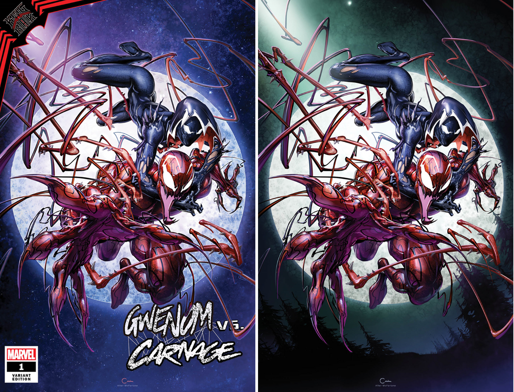 KING IN BLACK GWENOM VS CARNAGE #1 (OF 3) CLAYTON CRAIN VARIANT OPTIONS