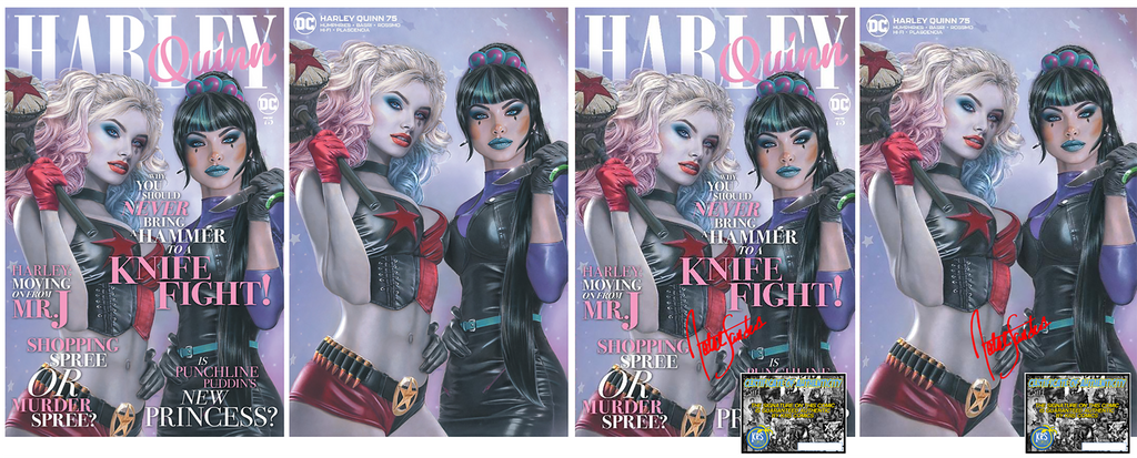 HARLEY QUINN #75 NATALI SANDERS EXCLUSIVE OPTIONS
