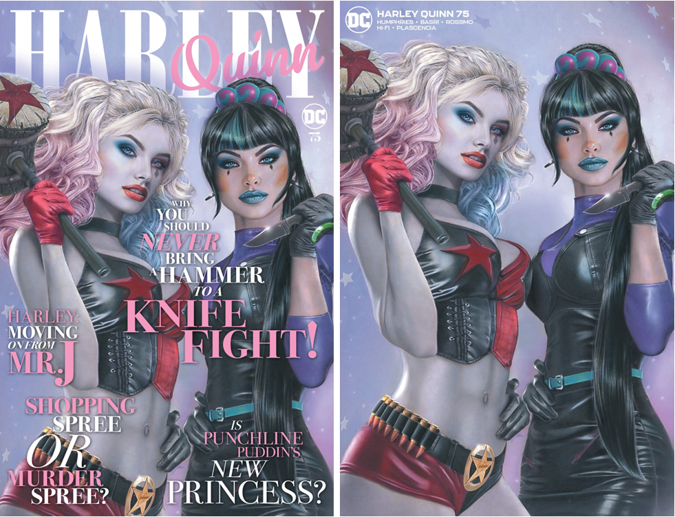 HARLEY QUINN #75 NATALI SANDERS EXCLUSIVE OPTIONS
