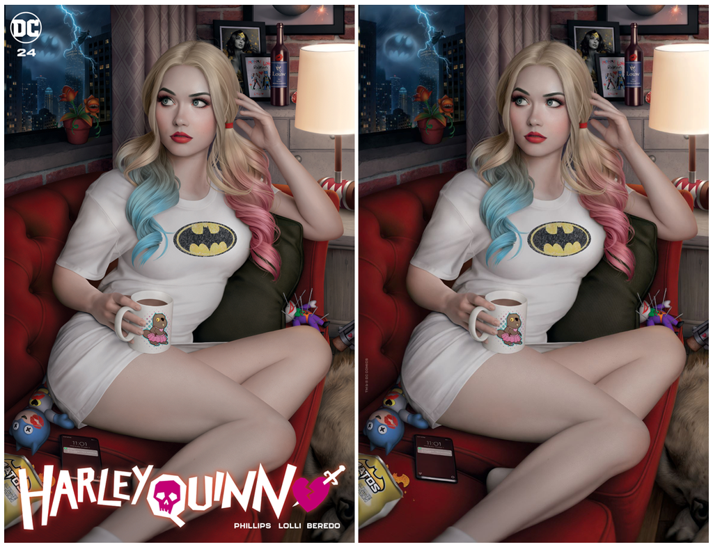 HARLEY QUINN #24 WARREN LOUW EXCLUSIVE OPTIONS