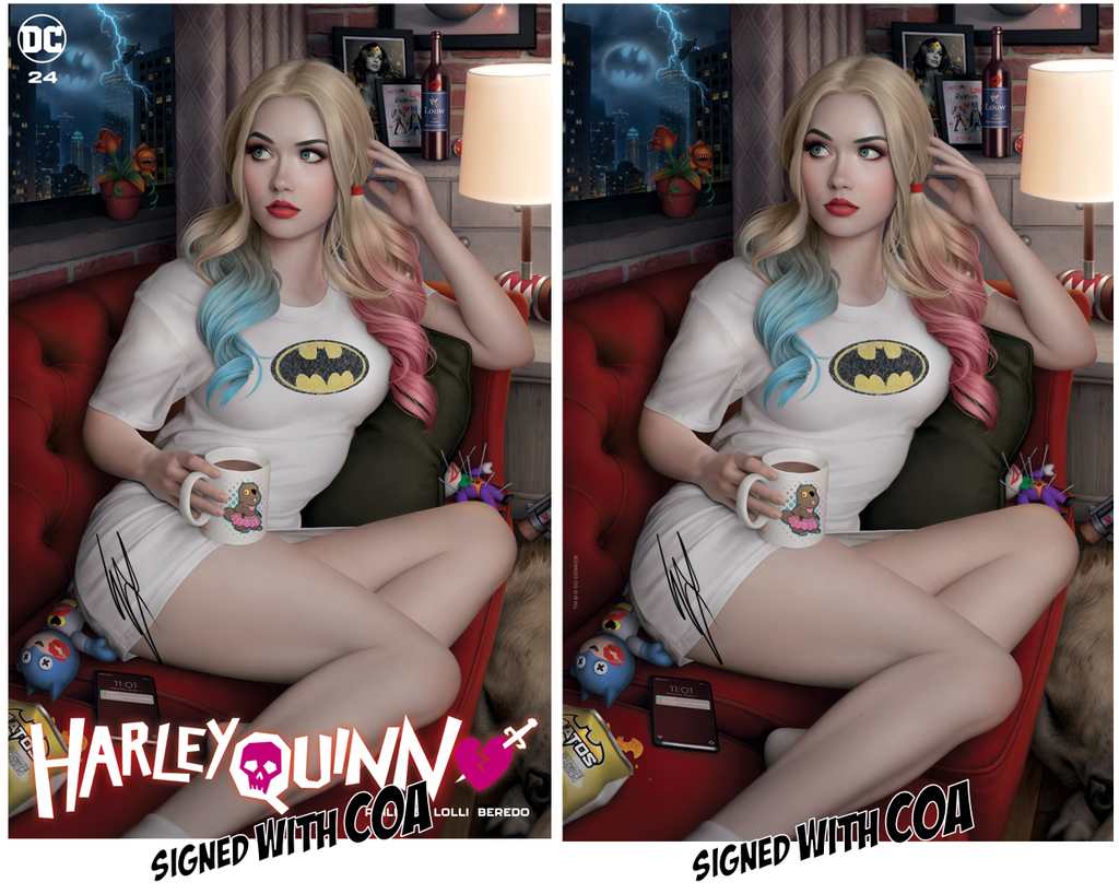 HARLEY QUINN #24 WARREN LOUW EXCLUSIVE OPTIONS