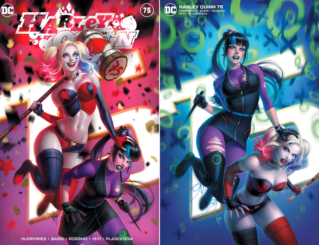HARLEY QUINN #75 WARREN LOUW EXCLUSIVE OPTIONS