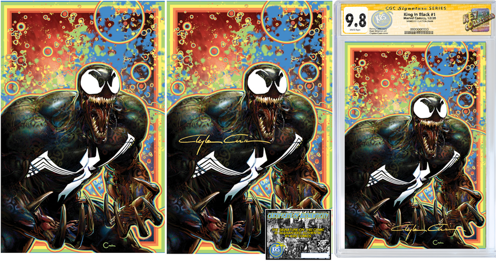 KING IN BLACK #1 (OF 5) CLAYTON CRAIN BLACK LIGHT VARIANT OPTIONS