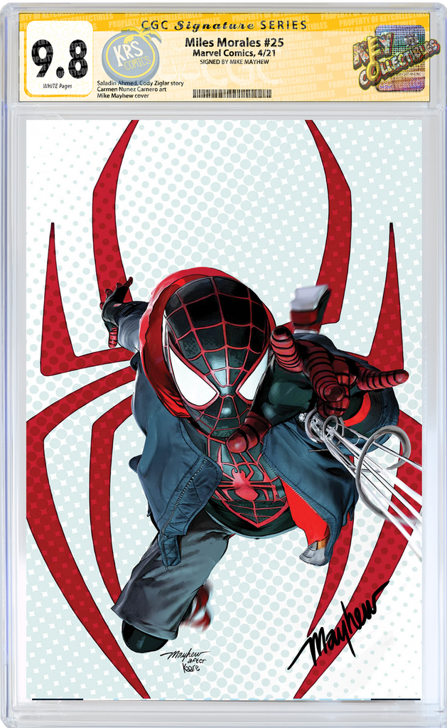 MILES MORALES SPIDER-MAN #25 MIKE MAYHEW "DRIP" VARIANT OPTION