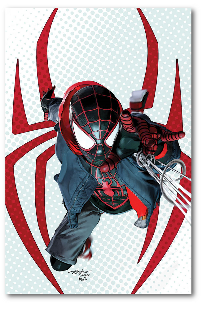 MILES MORALES SPIDER-MAN #25 MIKE MAYHEW "DRIP" VARIANT OPTION