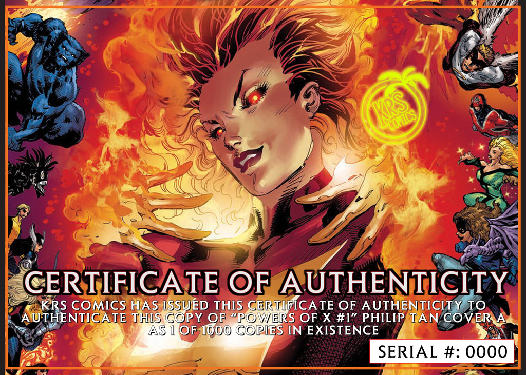 POWERS OF X #1 (OF 6) PHILIP TAN VARIANT OPTIONS