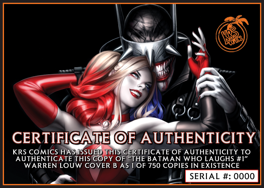 BATMAN WHO LAUGHS #1 (OF 6) WARREN LOUW VARIANT OPTIONS