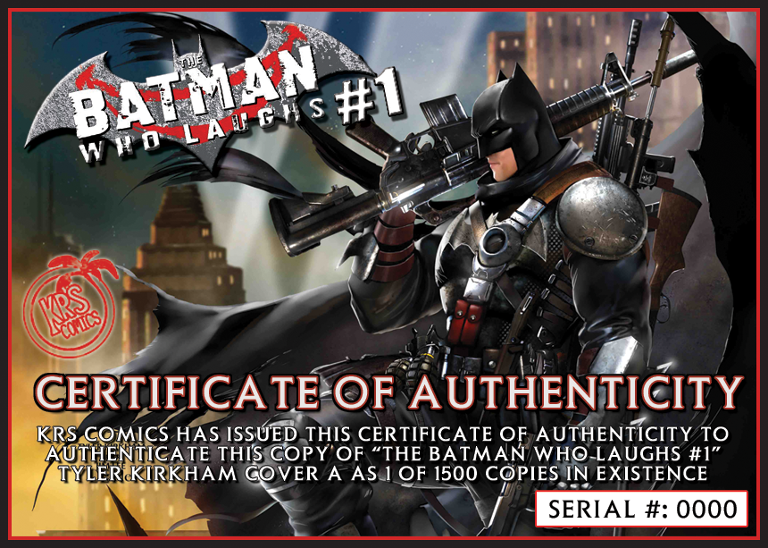 BATMAN WHO LAUGHS #1 (OF 6) TYLER KIRKHAM VARIANT OPTIONS