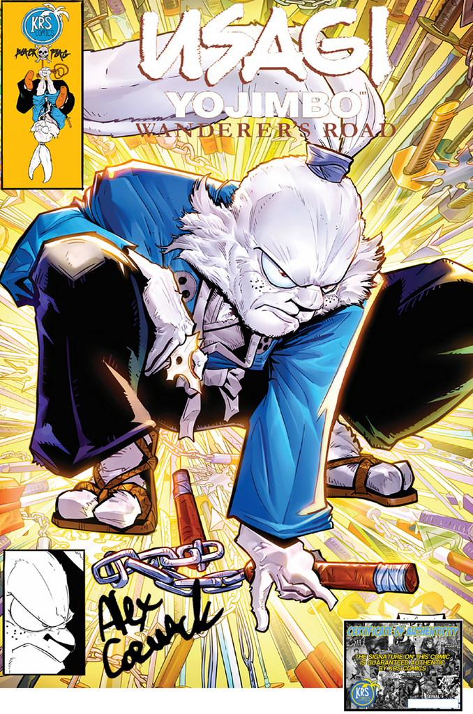 USAGI YOJIMBO WANDERERS ROAD #1 ALEX CORMACK VARIANT OPTIONS