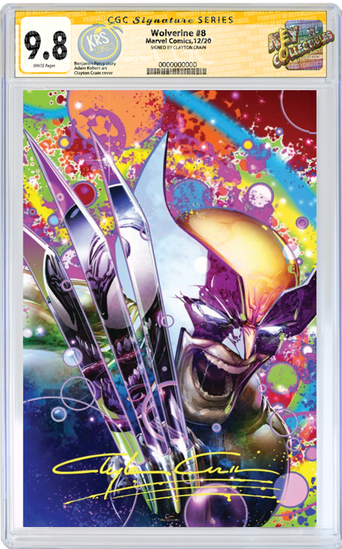 WOLVERINE #8/#350 CLAYTON CRAIN BLACK LIGHT VARIANT OPTIONS