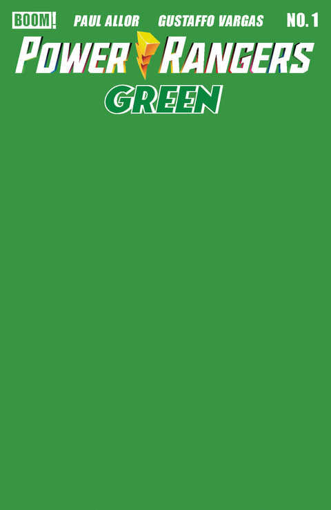POWER RANGERS GREEN #1 - BLANK - GREEN (08/05/2026)