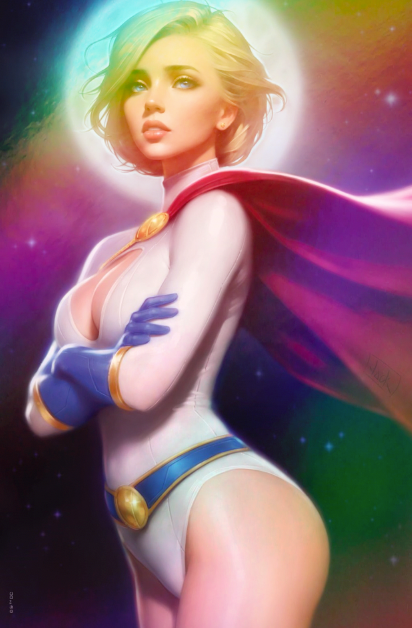 POWER GIRL SPECIAL #1 SDCC WILL JACK FOIL EXCLUSIVE