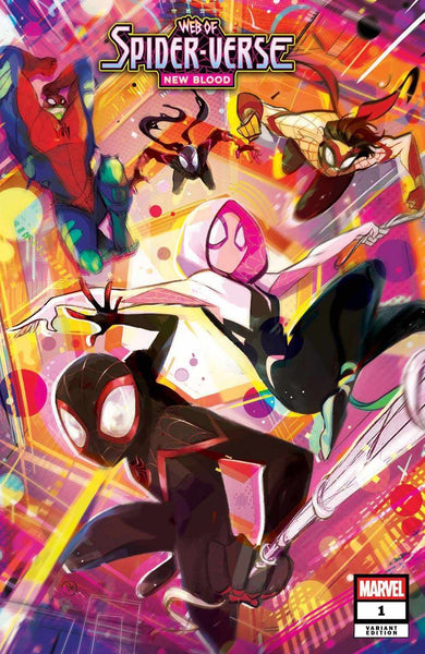 WEB OF SPIDER-VERSE: NEW BLOOD #1 NICOLETTA BALDARI EXCLUSIVE OPTIONS