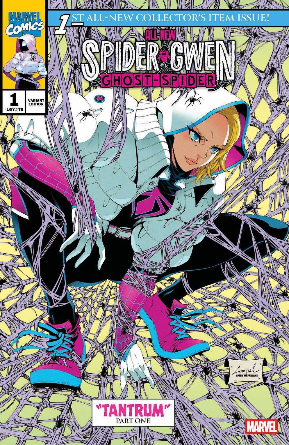 ALL NEW SPIDER-GWEN #1 GODTAIL EXCLUSIVE OPTIONS