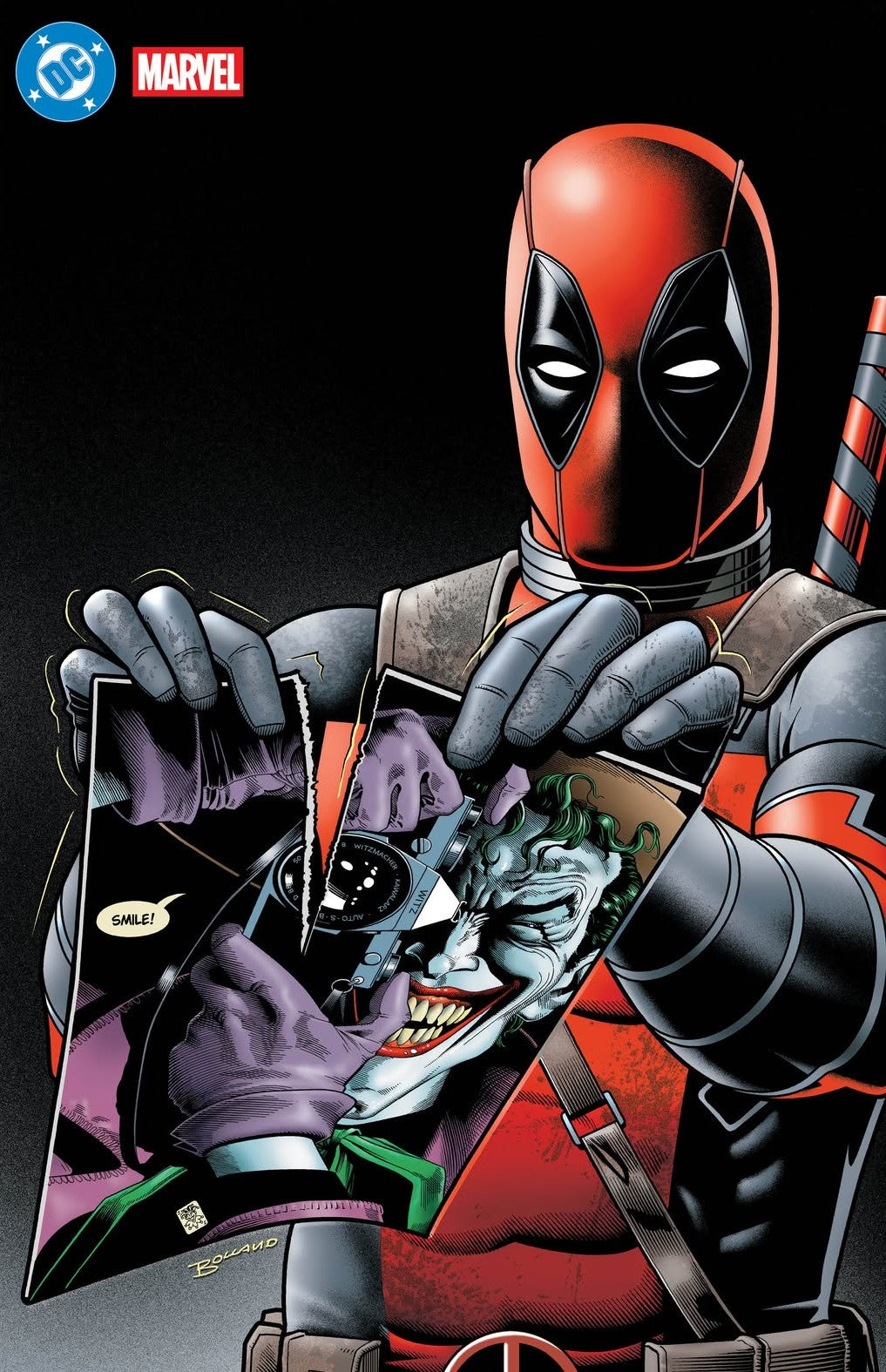 Deadpool Dc DC/MARVEL: BATMAN/DEADPOOL #1 (OF 1) BRIAN BOLLAND VIRGIN EXCLUSIVE OP ...
