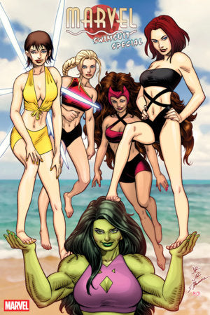 MARVEL SWIMSUIT SPECIAL: BRAND NEW BEACH DAY #1 - JOHN ROMITA JR. (1:25) (07/01/2026)